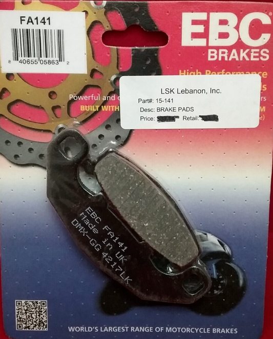 NEW EBC FA141 HIGH PERFORMANCE SINTERED BRAKE PADS