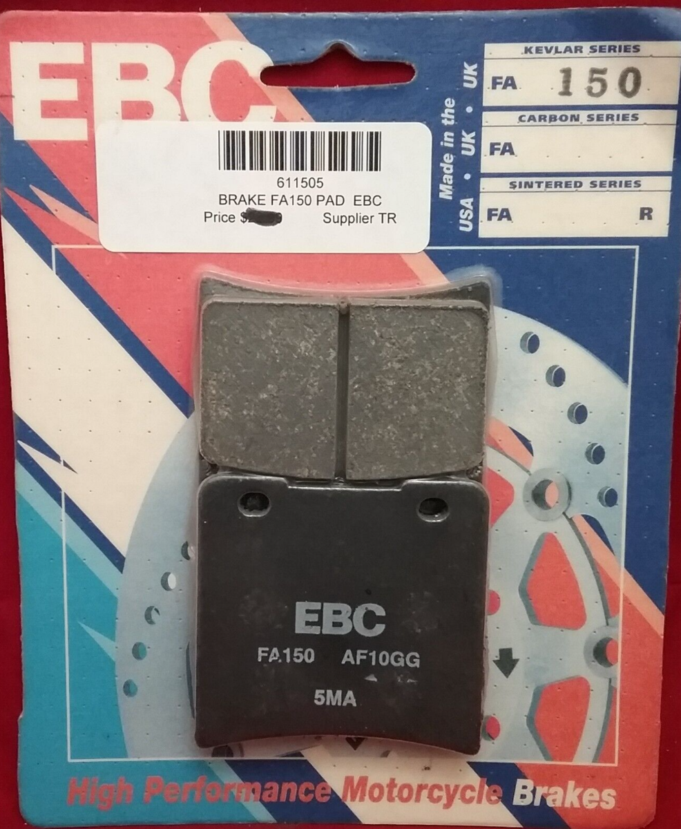 NEW EBC FA150 HIGH PERFORMANCE ORGANIC BRAKE PADS REAR SUZUKI