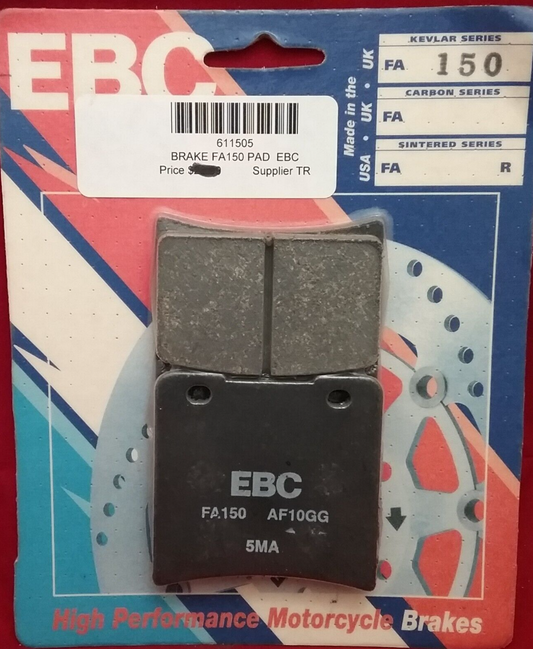 NEW EBC FA150 HIGH PERFORMANCE ORGANIC BRAKE PADS REAR SUZUKI