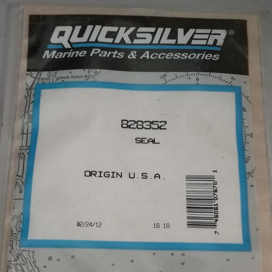 NEW QUICKSILVER 828352 TOP COWLING OIL CAP SEAL Mercury Outboard 65-125HP