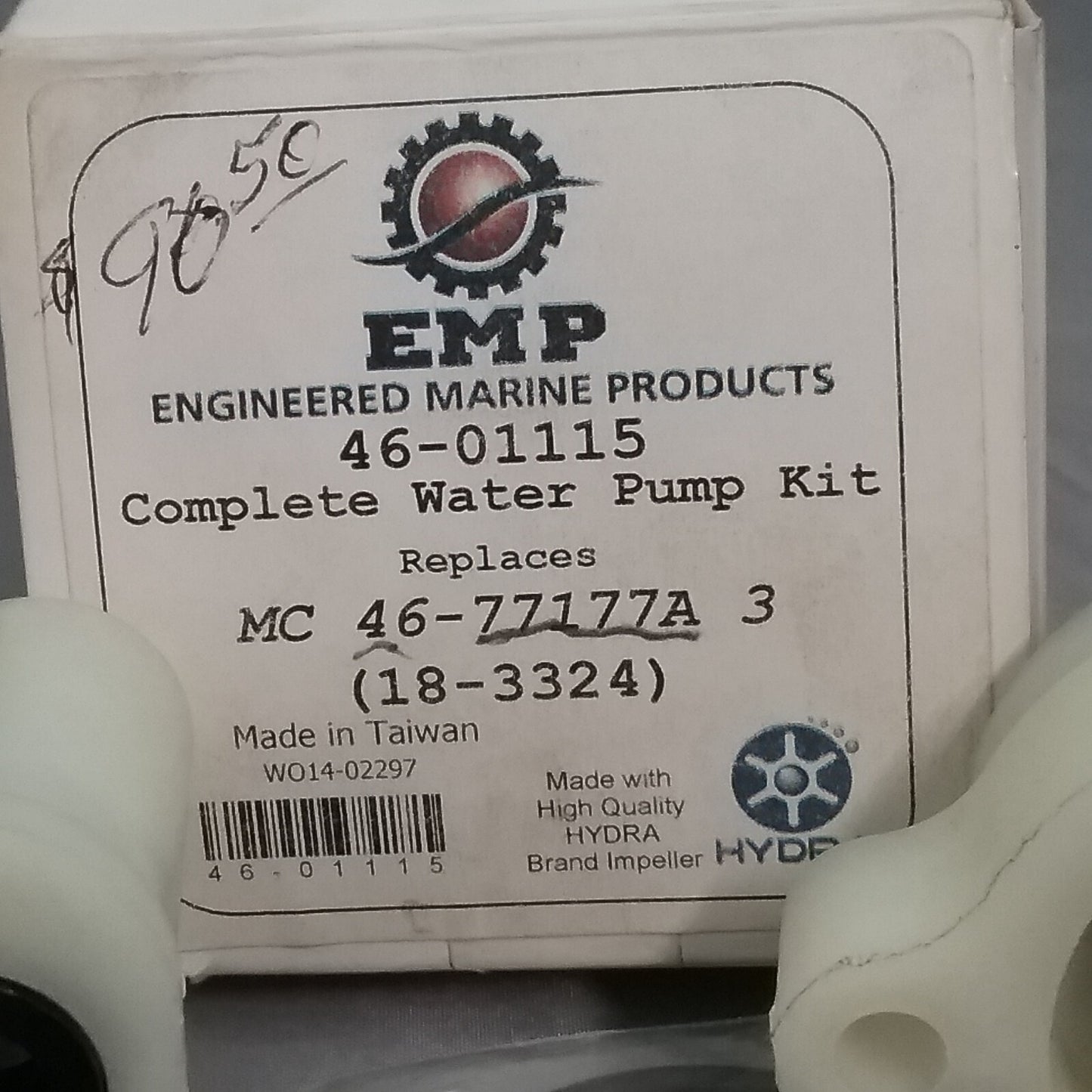 NEW EMP 46-01115 Water Pump Kit Evinrude 0775453 MISSING IMPELLER