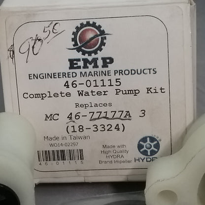NEW EMP 46-01115 Water Pump Kit Evinrude 0775453 MISSING IMPELLER