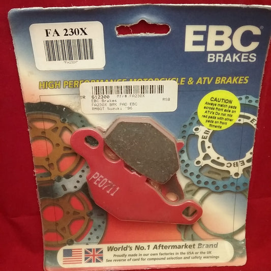 NEW EBC FA230X HIGH PERFORMANCE BRAKE PAD KAWASAKI KLX SUZUKI DRZ