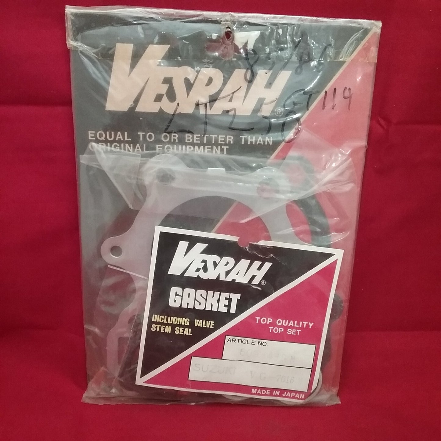 NEW VESRAH VG-7016M GASKET SET SUZUKI GTE438 LT250