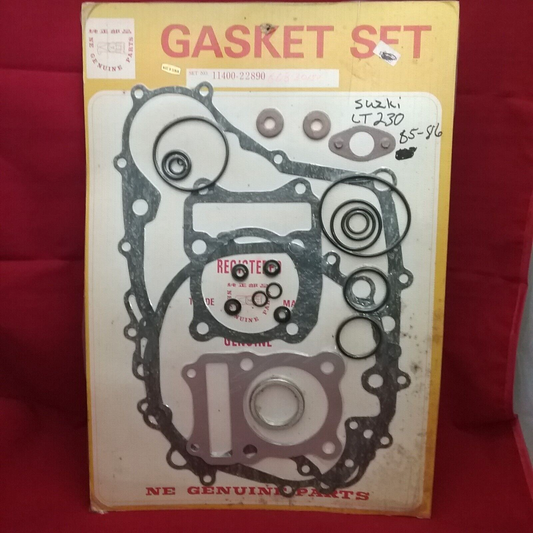 NEW NE SUZUKI 11400-22890 GASKET SET LT230 1985-88