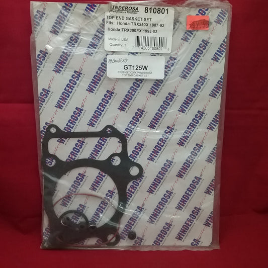 NEW WINDEROSA 810801 TOP END GASKET SET HONDA TRX250 1987-92 TRX300 1993-02