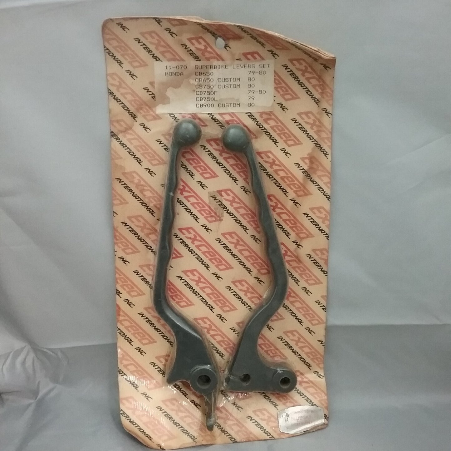 NEW EXCEED INTERNATIONAL 11-070 SUPERBIKE LEVER SET BLACK HONDA CB650 CB750