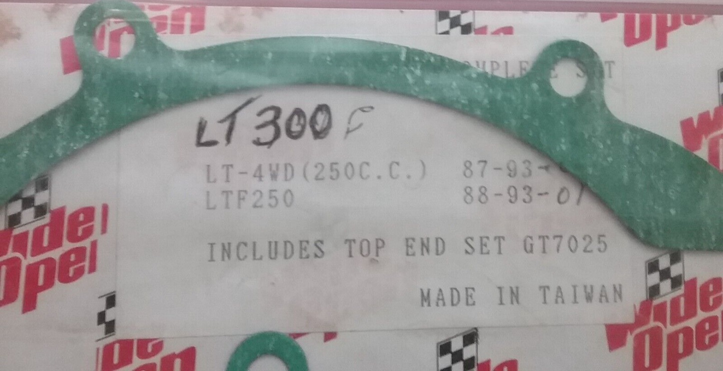 NEW WIDE OPEN GK3025 COMPLETE GASKET SET SUZUKI LTF300 87-93 LTF250 88-93