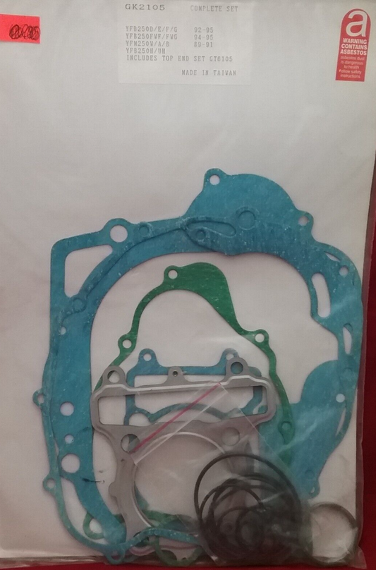 NEW WIDE OPEN GK2105 COMPLETE GASKET SET YAMAHA TIMBERWOLF YFB250 '89-'95