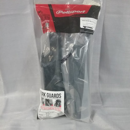 NEW POLISPORT 8398500003 FORK GUARDS BLACK HUSQVARNA KTM 2008-2015