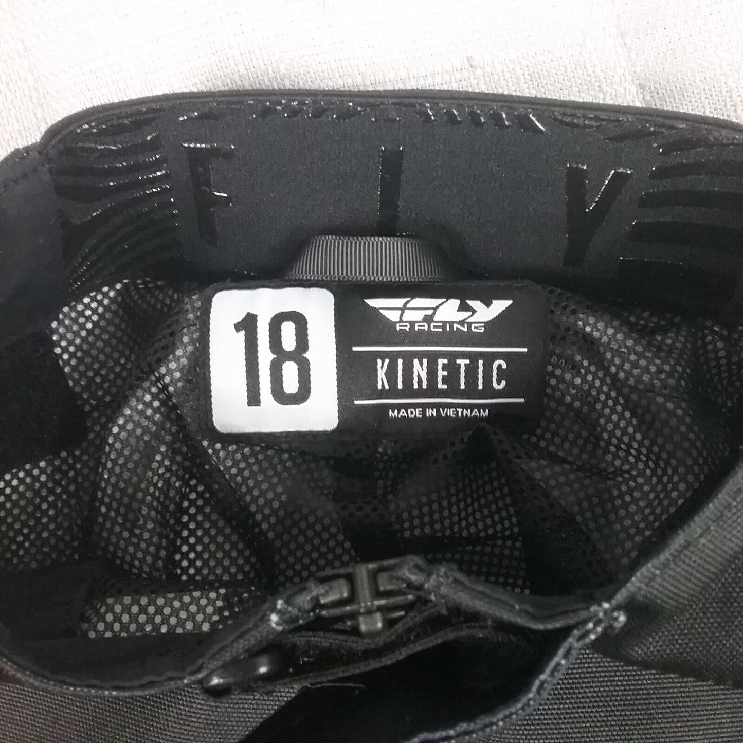 NEW FLY RACING 374-53218 RIDING PANTS BLACK AND RED YOUTH SIZE 18