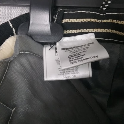 NEW ANSWER 015852 RIDING PANTS BLACK AND GREY YOUTH SIZE 16