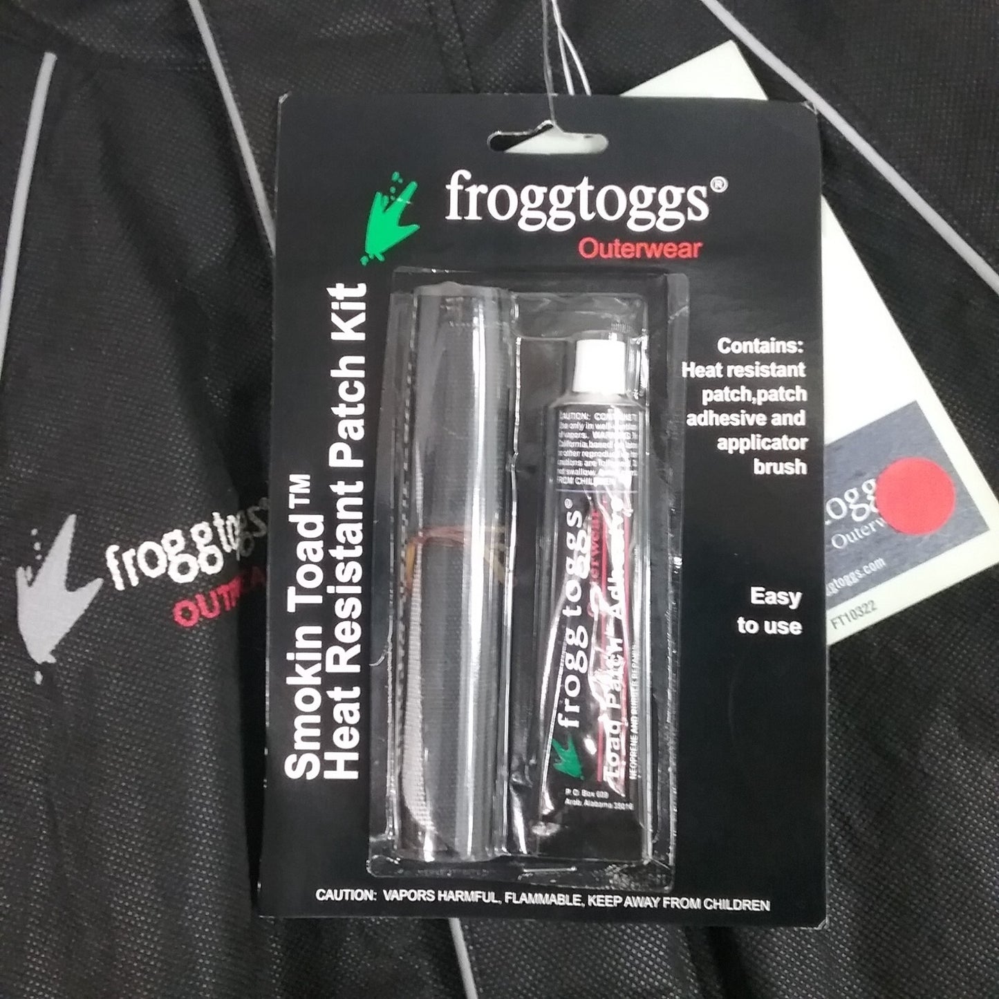 NEW FROGG TOGGS FT10322-01 OUTERWEAR RAINSUIT BLACK MEDIUM
