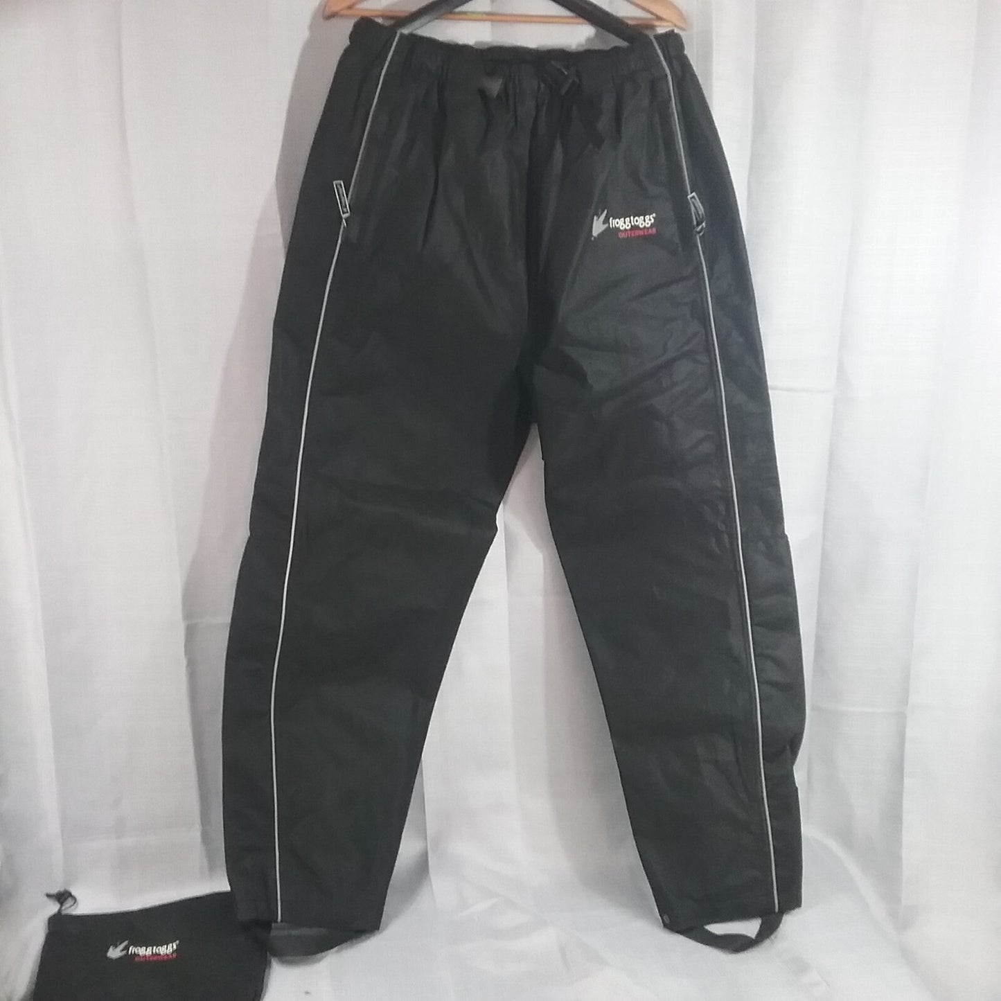 NEW FROGG TOGGS FT10322-01 OUTERWEAR RAINSUIT BLACK MEDIUM