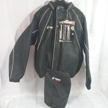 NEW FROGG TOGGS FT10322-01 OUTERWEAR RAINSUIT BLACK MEDIUM