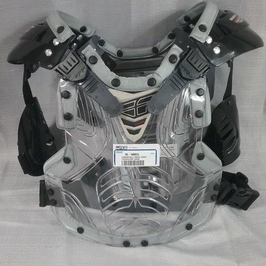 NEW FLY RACING 36-16083J ROOST GUARD CLEAR/SILVER JUNIOR