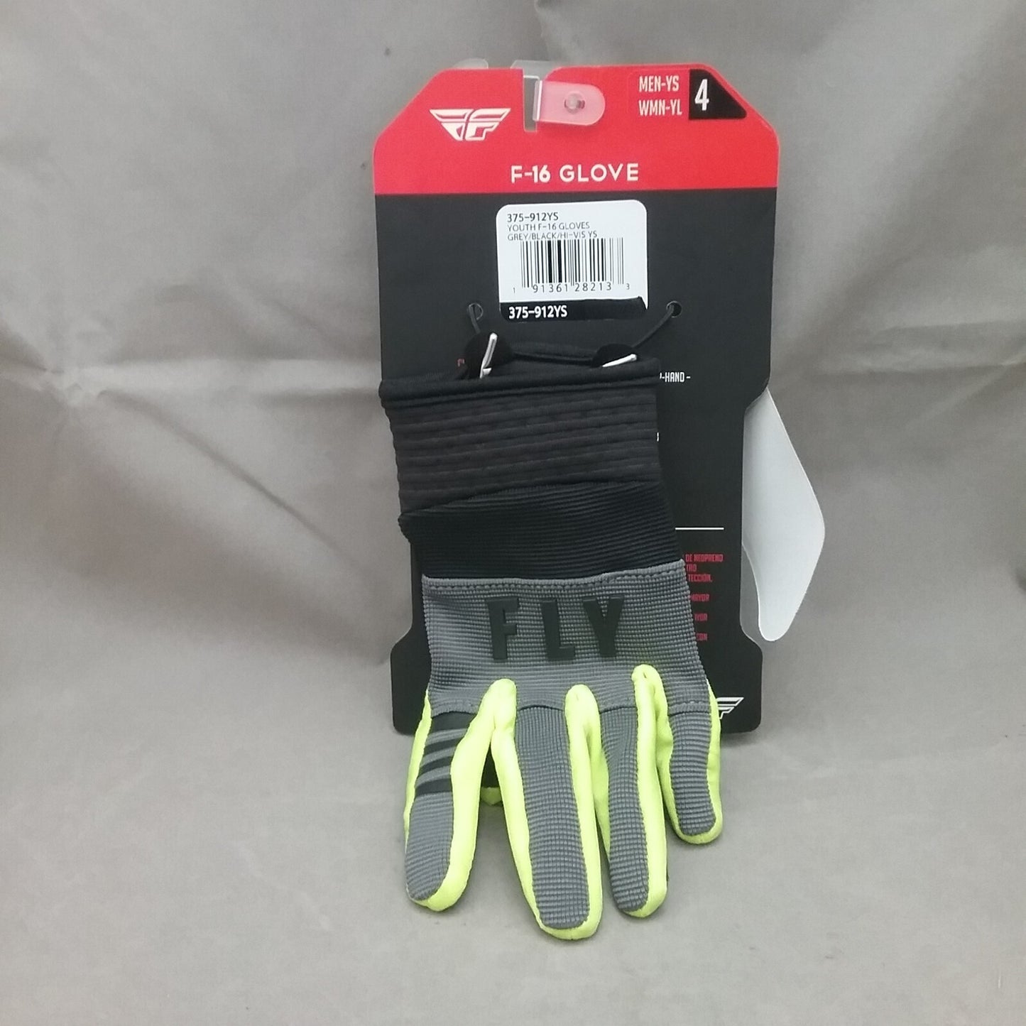 NEW FLY RACING 375-912YS GLOVES MENS YS WOMENS YL XPLORE YOUTH SZ 4 BLACK/GREEN