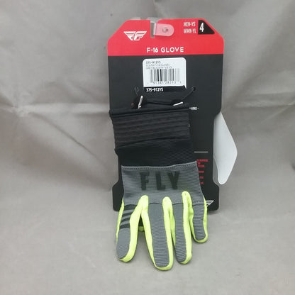 NEW FLY RACING 375-912YS GLOVES MENS YS WOMENS YL XPLORE YOUTH SZ 4 BLACK/GREEN