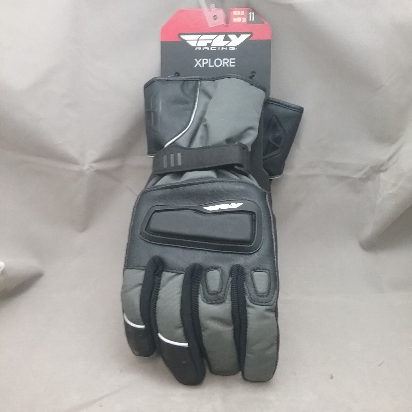 NEW FLY RACING 476-2063X GLOVES MENS XL WOMENS 3XL XPLORE SIZE 11 BLACK