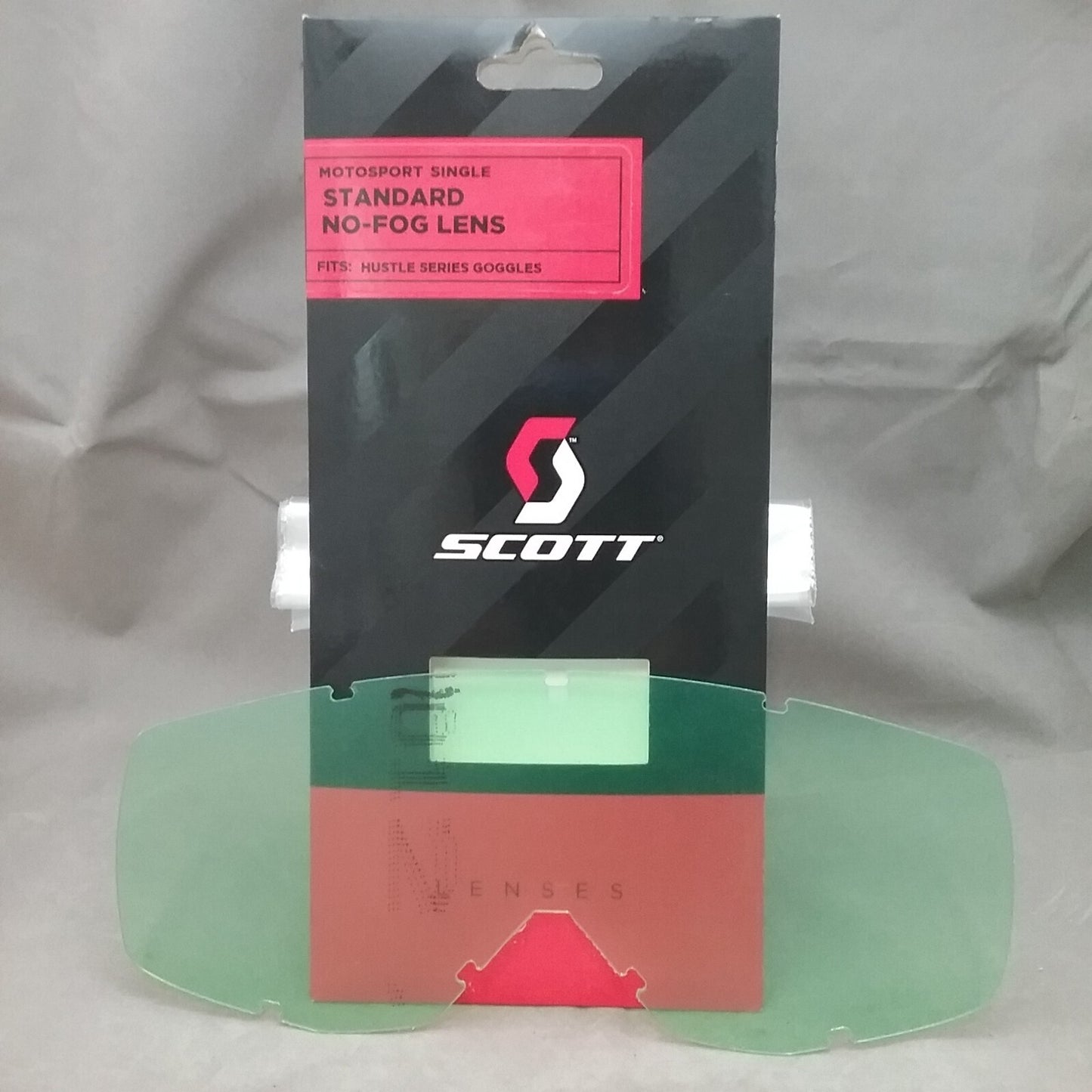 NEW SCOTT 219706-041 GOGGLE FOG FREE LENSE HUSTLE SERIES