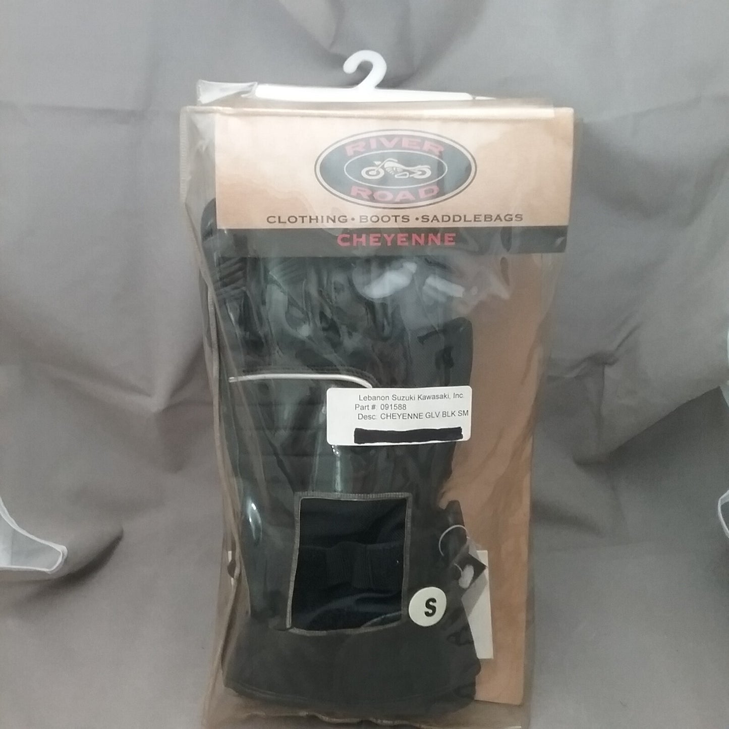 NEW RIVER ROAD 091588 GLOVES CHEYENNE BLACK SMALL