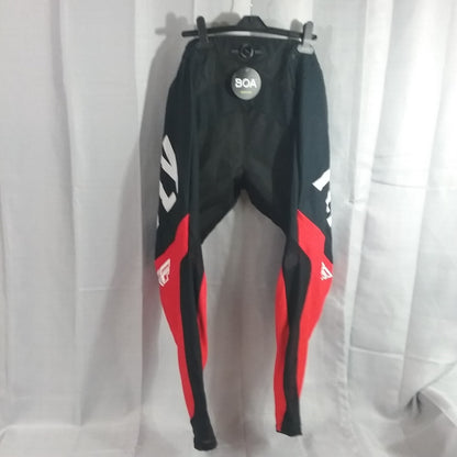 NEW FLY 370-73234 RIDING PANTS  BLACK WHITE GREY AND RED SIZE 34