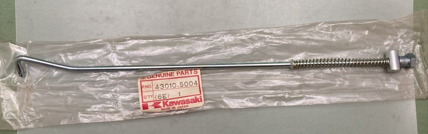 NEW KAWASAKI 43010-5004 ROD ASSEMBLY, REAR BRAKE KD80 1984-1987