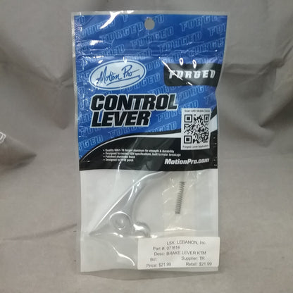 NEW MOTION PRO 14-9007 BRAKE LEVER FORGED ALUMINUM 6061 -T6
