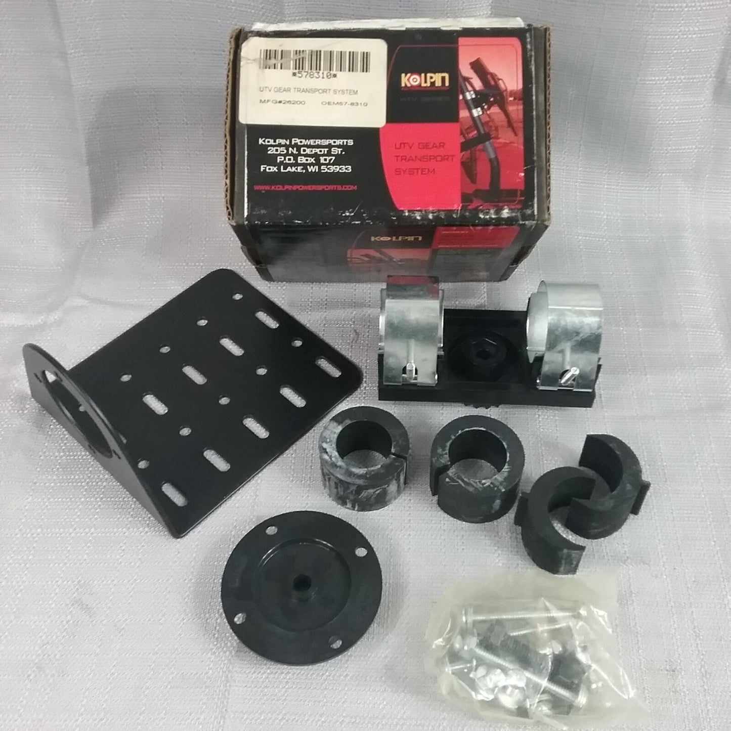 NEW KOLPIN 26200 UTV GEAR TRANSPORT SYSTEM FITS ROUND BARS 1.25" - 2" ADJUSTABLE