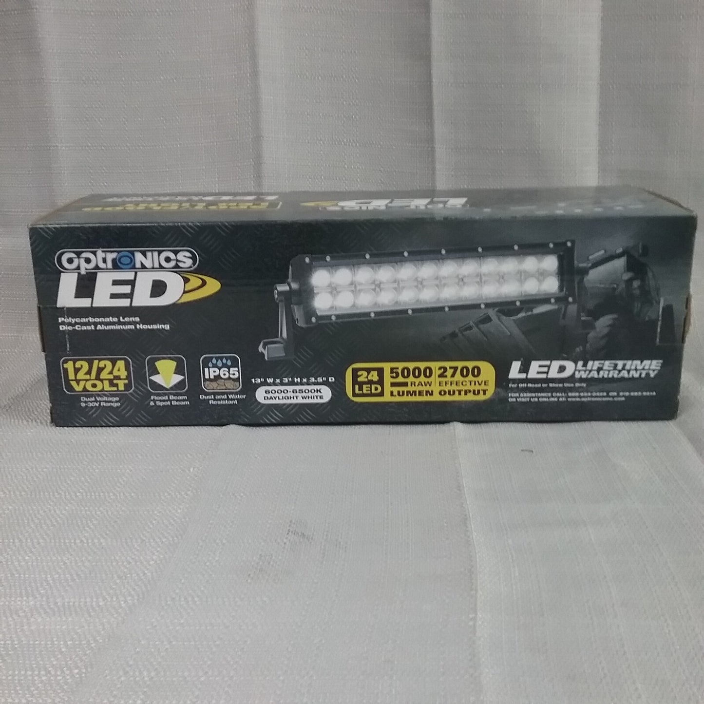 NEW OPTRONICS UCL21CB LED BAR 13 INCH 24LED 5000 LUMENS