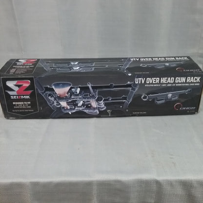 NEW SEIZMIK 63-07301 RACK OVERHEAD UTV GUN RACK 1.79"- 2" BAR DIAMETER