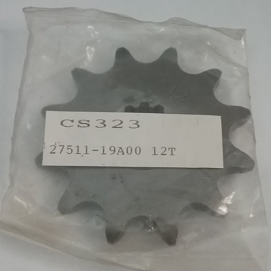 NEW J&M CS323 SPROCKET, ENGINE 12T SUZUKI 27511-19A00 QuadRacer LT250