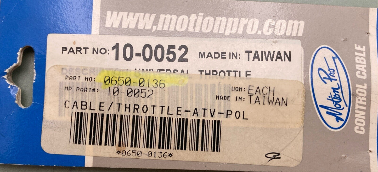 NEW MOTION PRO 10-0052 CABLE, THROTTLE BIG BOSS TRAIL BOSS TRAIL BLAZER '89-'99