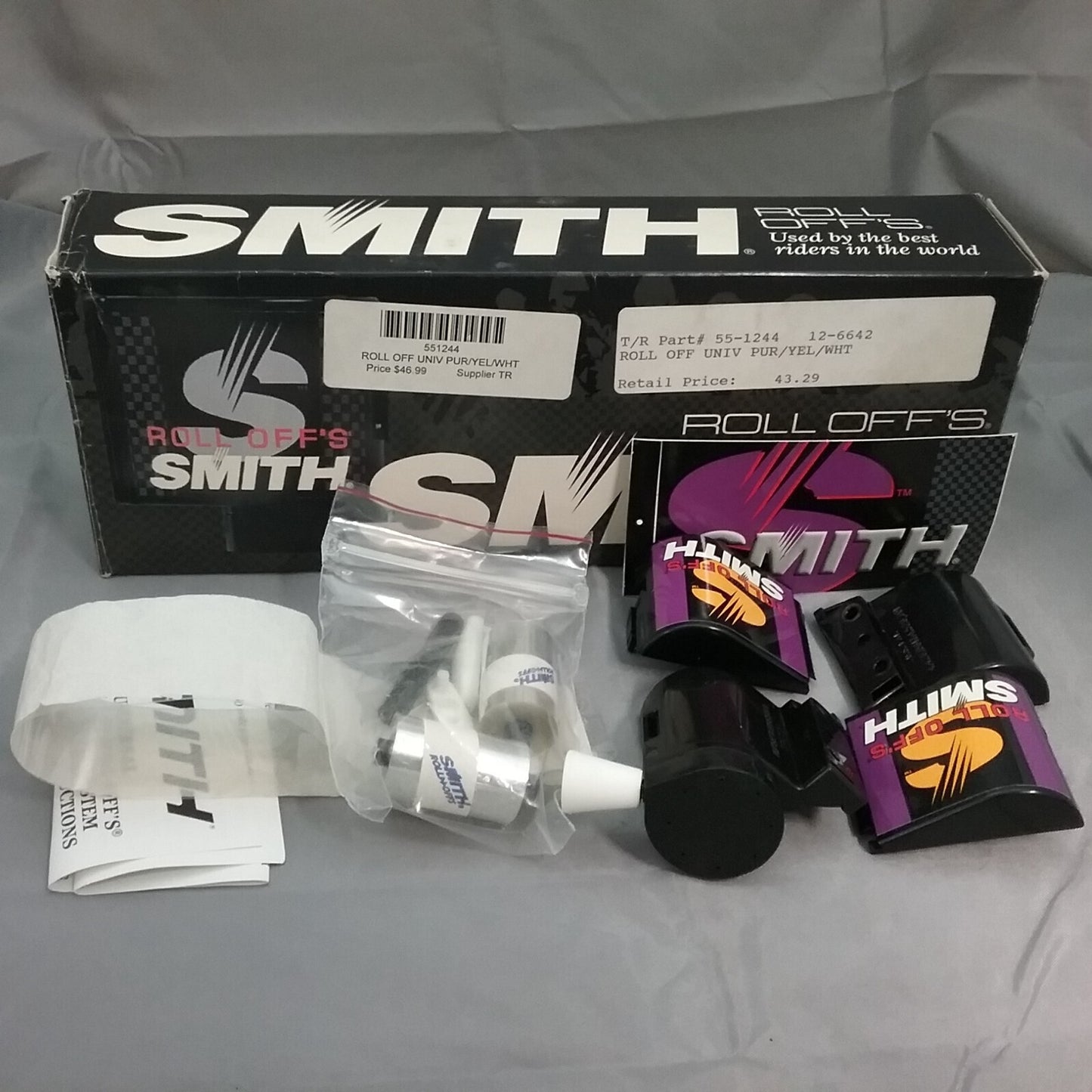 NEW SMITH ROLL OFFS ROUN10YL UNIVERSAL PURPLE/YELLOW