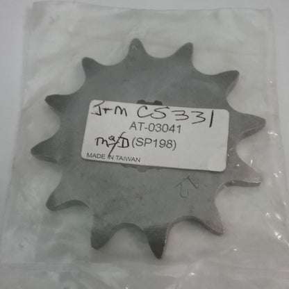 NEW ARMOR THECH AT-03041 SPROCKET, ENGINE 12T SUZUKI 27511-24400 QuadSport LT250