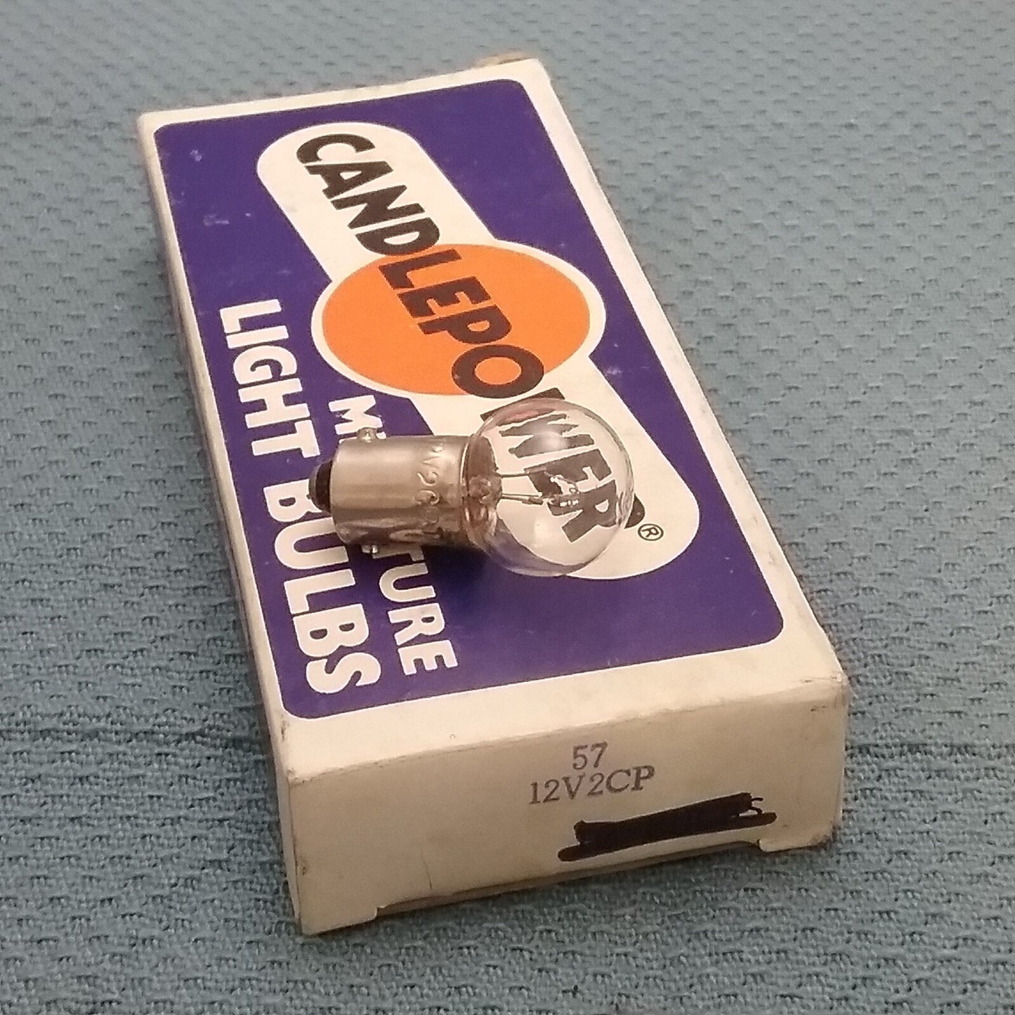 NEW CANDLEPOWER 57 12V/2CP REPLACEMENT LIGHT BULB