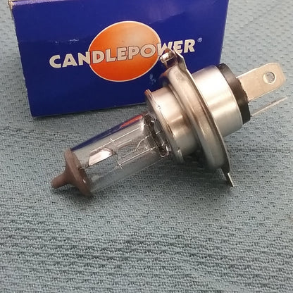 NEW CANDLEPOWER 4720 12V 60/55W H4 P43T-38 HALOGEN BULB