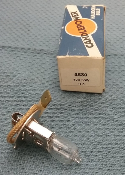 NEW CANDLEPOWER 4530 12V/55W H3 HALOGEN BULB