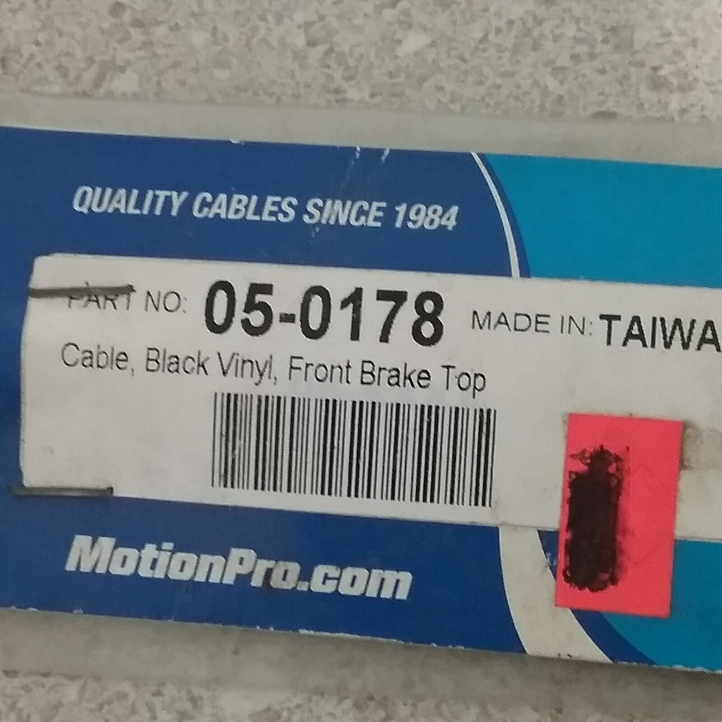 NEW MOTION PRO 05-0178 BLACK VINYL FRONT BRAKE TOP CABLE YAMAHA