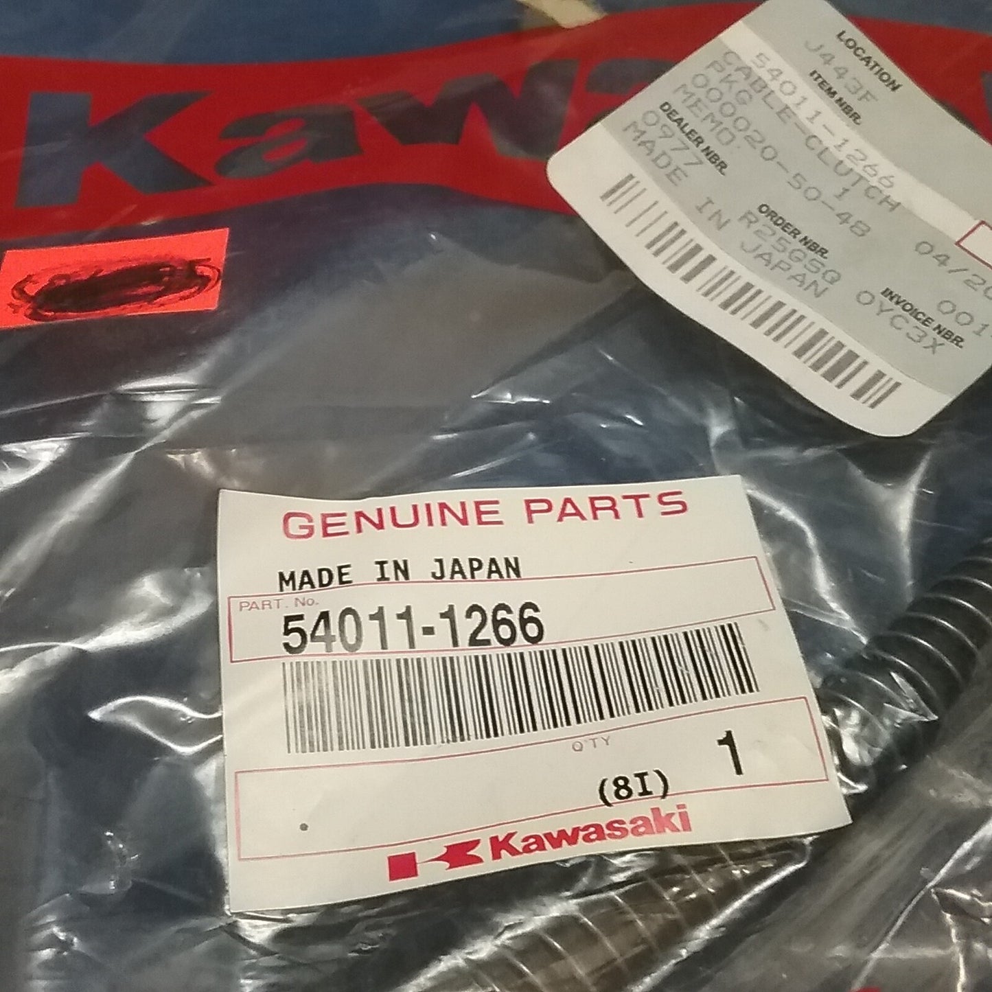 NEW GENUINE KAWASAKI 54011-1266 CABLE CLUTCH MOJAVE 1987-2004