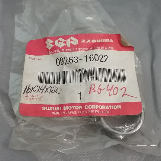 NEW GENUINE SUZUKI 09263-16022 BEARING 16X24X12 SECONDARY DRIVE GEAR GV1200
