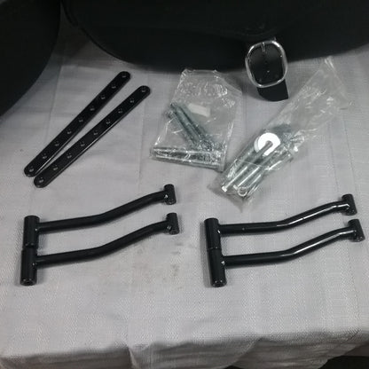NEW WILLIE & MAX SB1800 SADDLEBAGS REVLUTION SERIES W/ HARDMOUNTING KIT INCLUDED