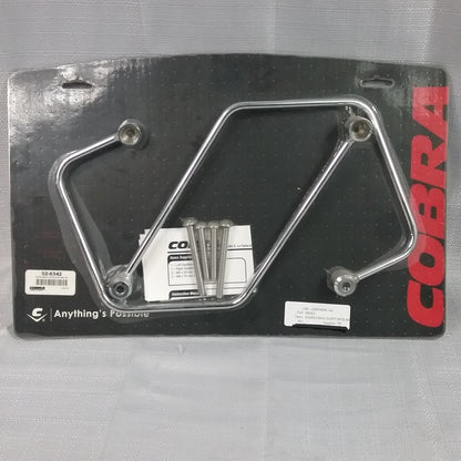 NEW COBRA 02-6342 SUPPORT CHROMED SUPPORT KIT FOR SADDLEBAGS