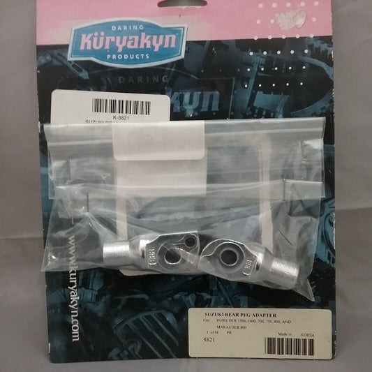 NEW KURYAKYN 8821 REAR PEG ADAPTER SUZUKI INTRUDER 1500 MARUDER 800