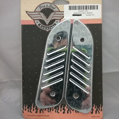 NEW GENUINE KAWASAKI K53020-176C WINDSHIELD DEFLECTOR INSERTS NOMAD