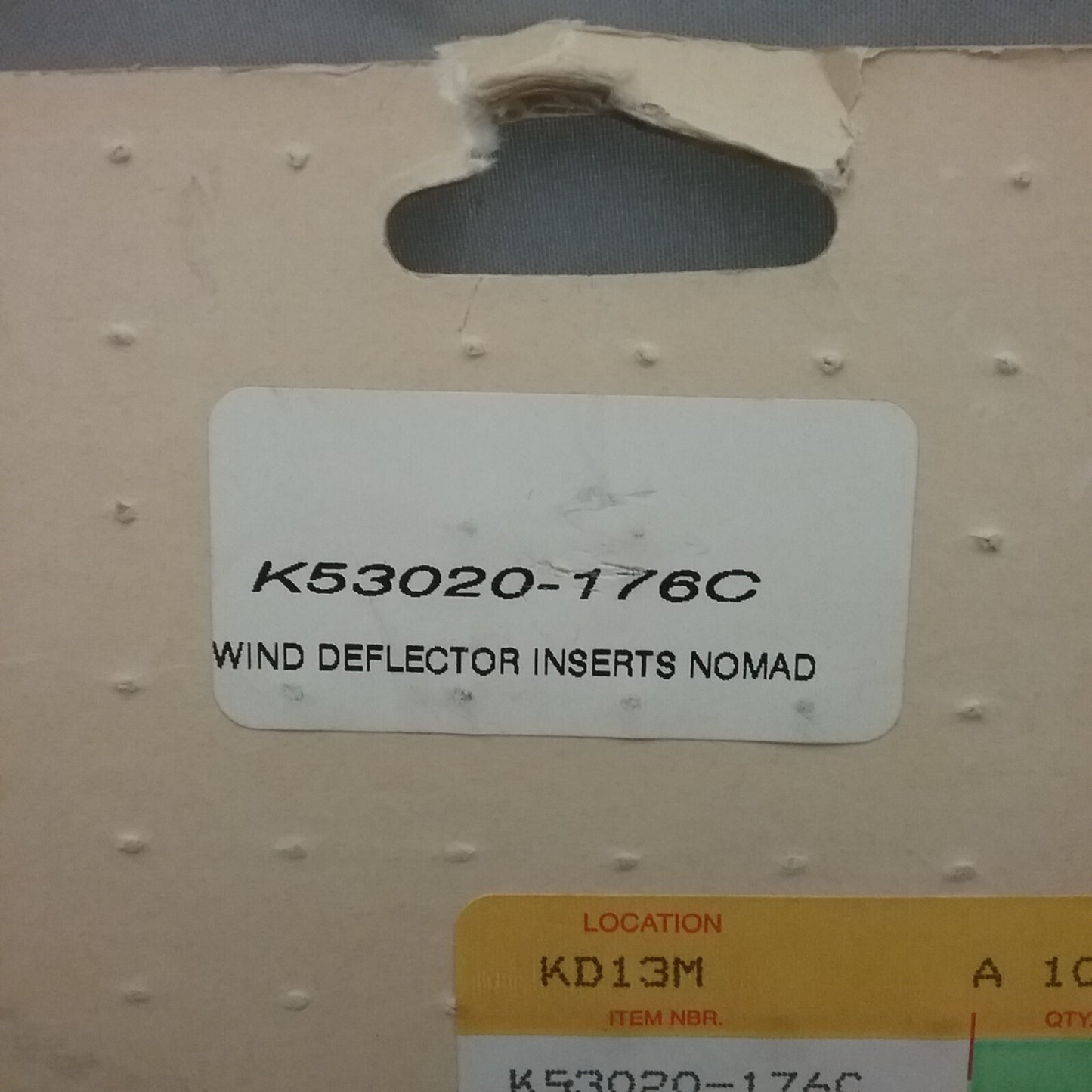 NEW GENUINE KAWASAKI K53020-176C WINDSHIELD DEFLECTOR INSERTS NOMAD