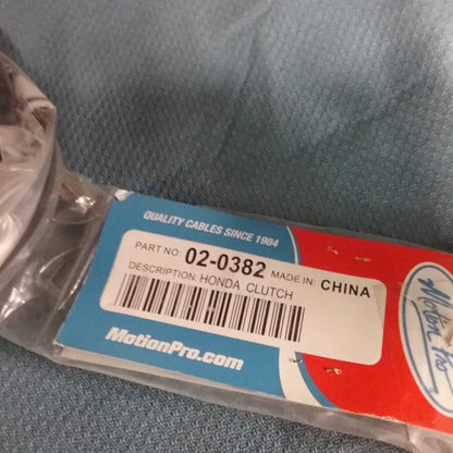 NEW MOTION PRO 02-0382 BLACK VINYL CLUTCH CABLE HONDA