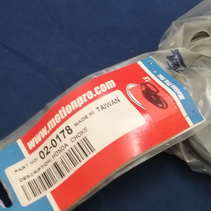 NEW MOTION PRO 02-0178 BLACK VINYL CHOKE CABLE HONDA