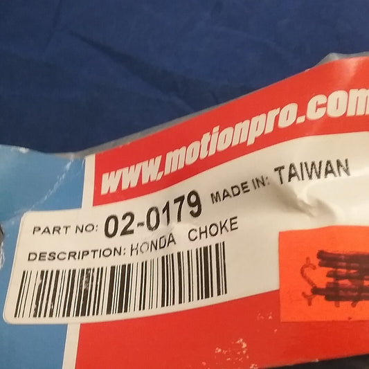 NEW MOTION PRO 02-0179 BLACK VINYL THROTTLE CABLE HONDA