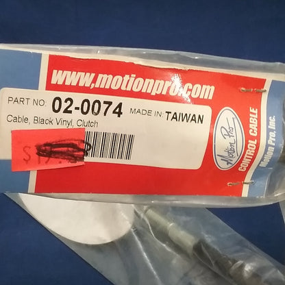 NEW MOTION PRO 02-0074 BLACK VINYL CLUTCH CABLE